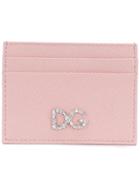 Dolce & Gabbana Logo Plaque Cardholder - Pink