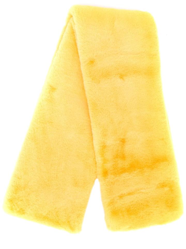 Stand Lily Long Scarf - Yellow