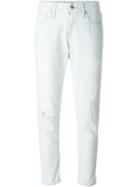 Levi S: Made & Crafted Marker Boyfriend Jeans, Women's, Size: 26, White, Cotton