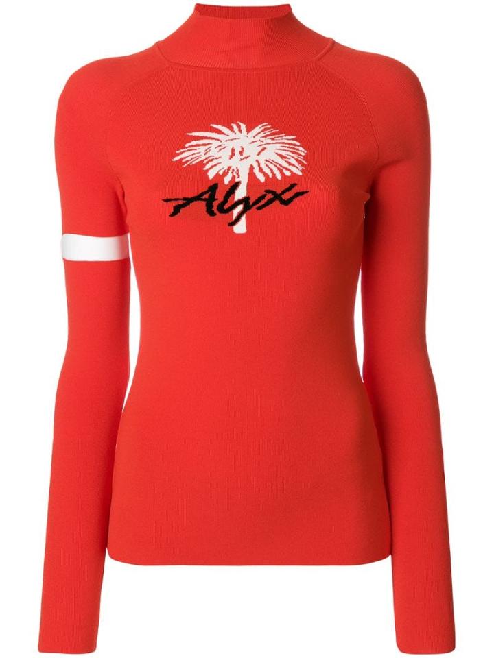 1017 Alyx 9sm Palm Tree Sweater - Red