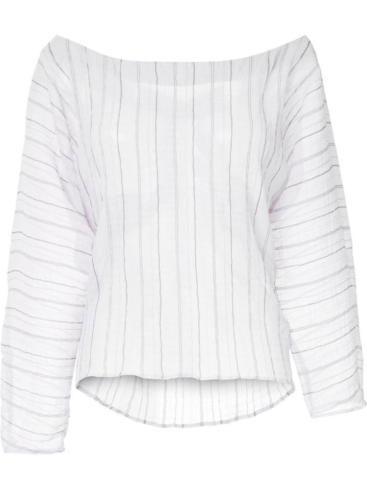 Christopher Esber Crinkle Cocoon Top - Pink & Purple