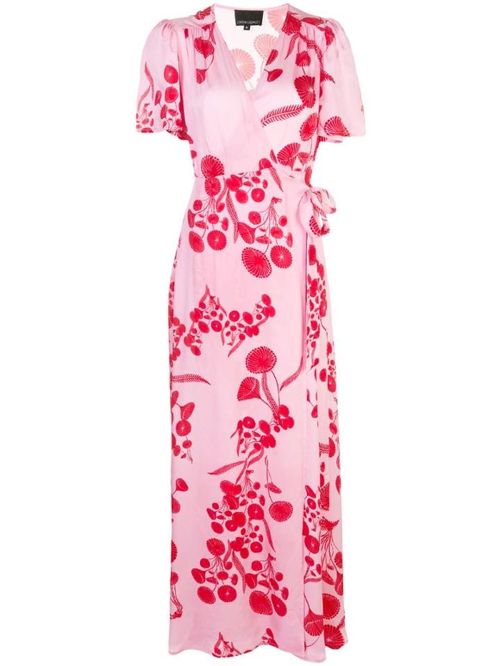 Cynthia Rowley Krissy Wrap Dress - Pink