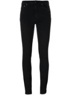 Saint Laurent Skinny Fit Jeans, Women's, Size: 30, Black, Cotton/spandex/elastane