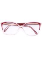 Yves Saint Laurent Vintage Square Frame Glasses, Pink/purple