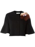 Fendi Fur Appliqué Jacket