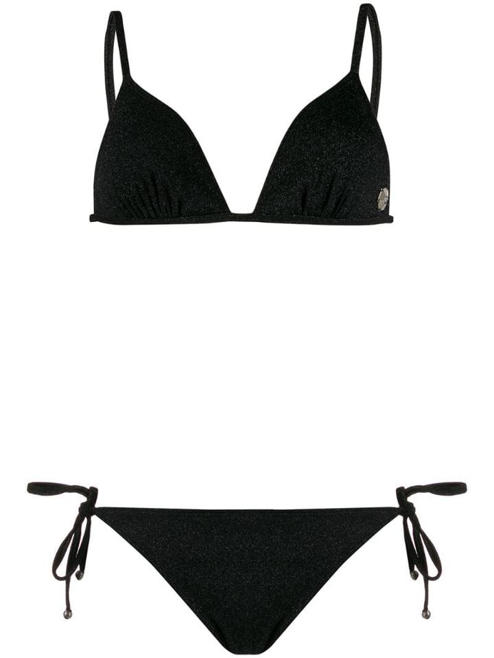 Philipp Plein Embellished Bikini Set - Black