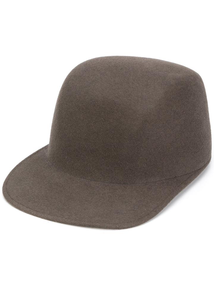 Overhead Flat Peak Cap - Grey