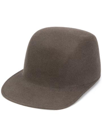 Overhead Flat Peak Cap - Grey