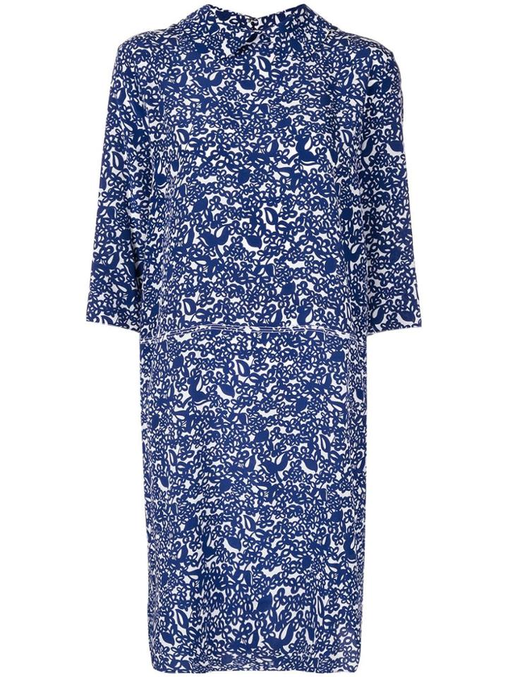 Marni Lylee Crepe Dress - Blue