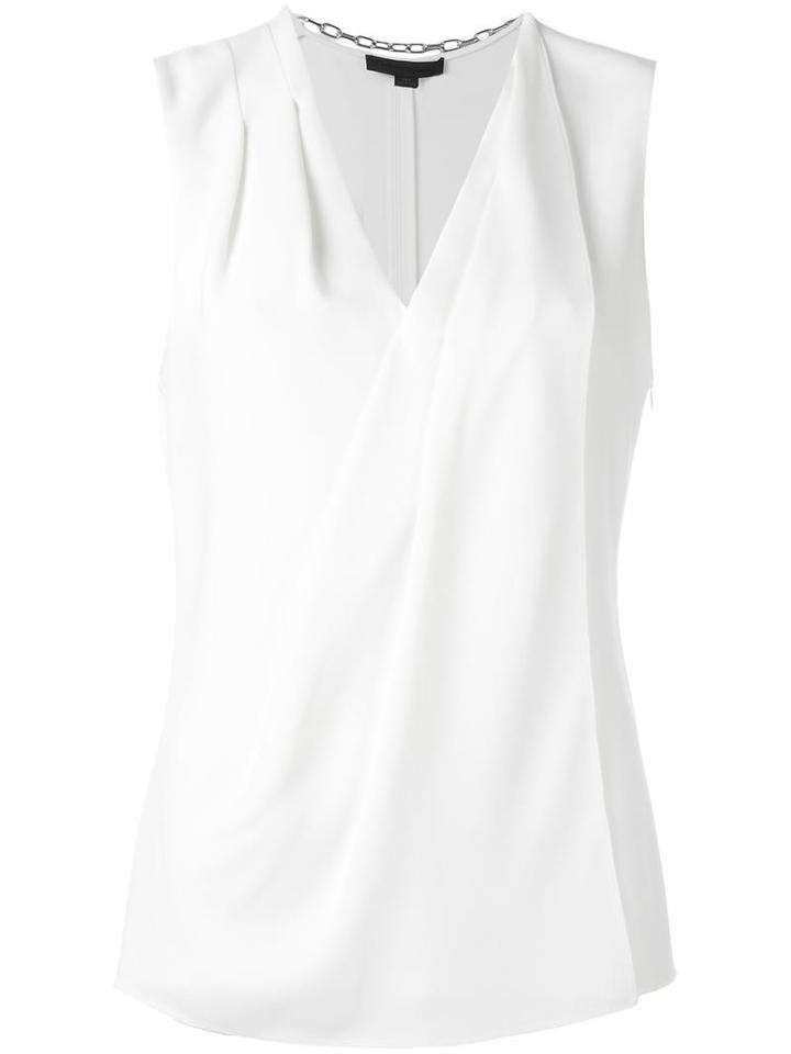 Alexander Wang Bike Chain Tank Top, Women's, Size: 8, White, Spandex/elastane/acetate/viscose