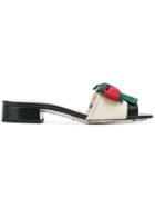 Gucci Bow-embellished Sandals - Nude & Neutrals