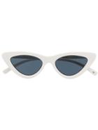 Le Specs X Adam Selman Las Cat Eye Sunglasses - White