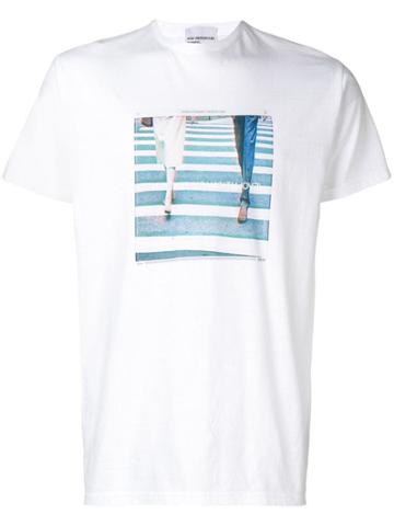 Huge Photo Print T-shirt - White
