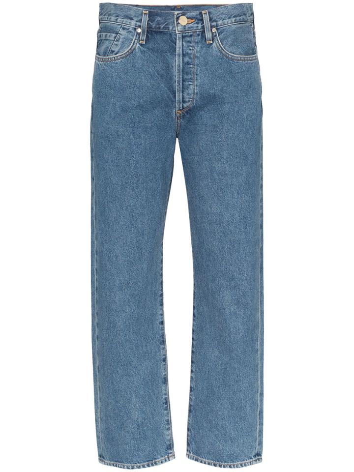 Goldsign The Relaxed Straight-leg Jeans - Blue