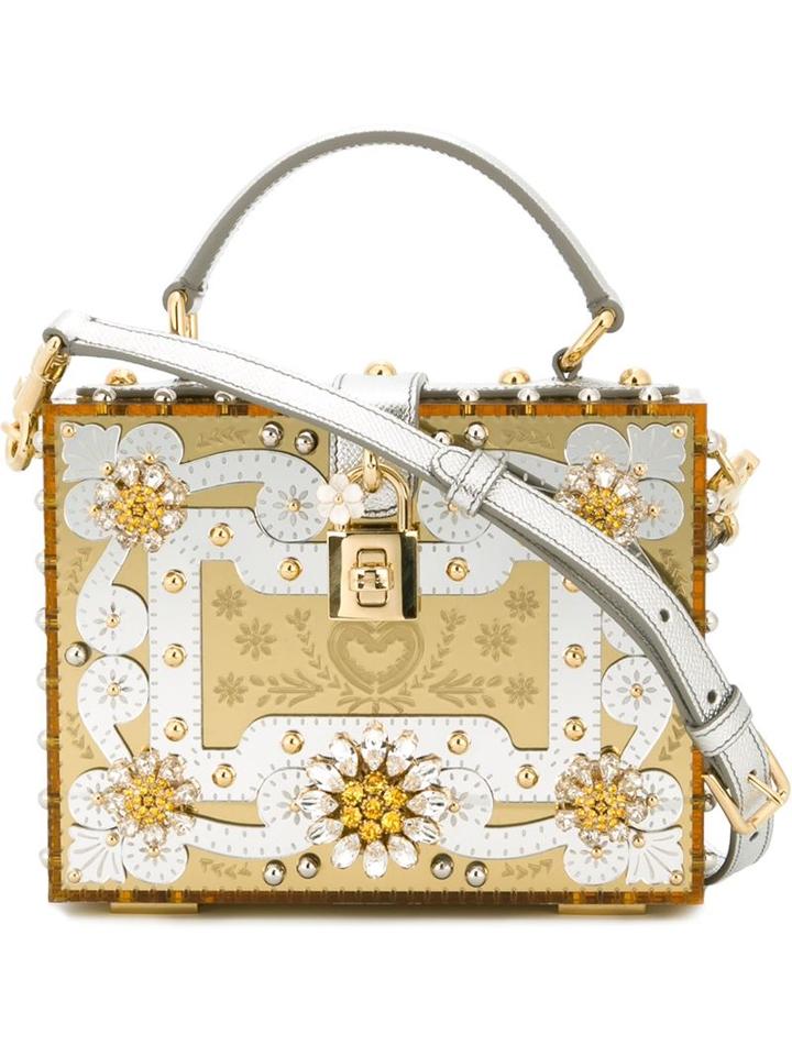 Dolce & Gabbana Engraved 'dolce' Box Tote