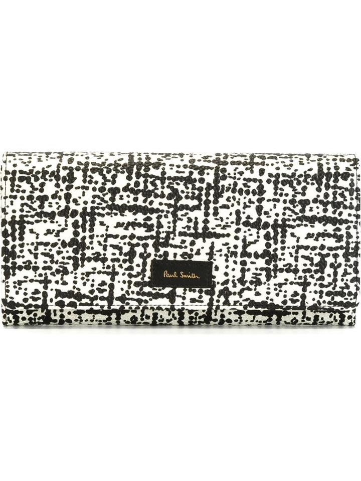 Paul Smith 'etching' Tri-fold Wallet