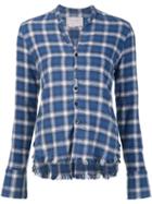 Greg Lauren 'flannel Studio' Shirt, Women's, Size: 2, Blue, Cotton
