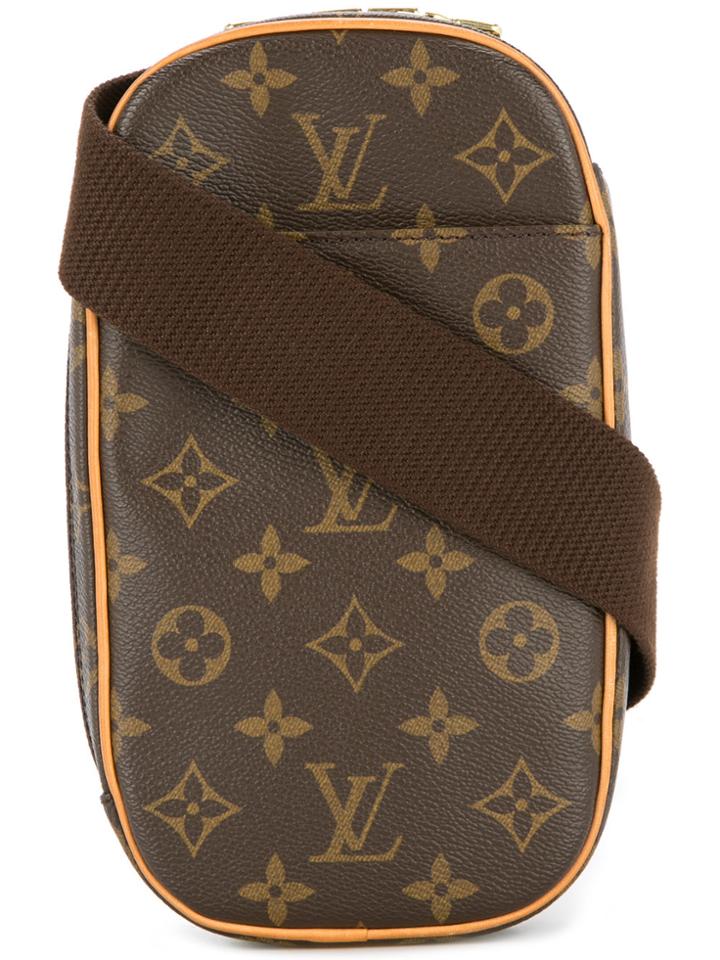 Louis Vuitton Vintage Gange Cross Body Pochette - Brown