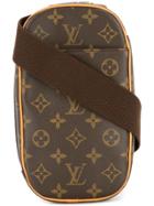 Louis Vuitton Vintage Gange Cross Body Pochette - Brown