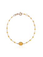 Gigi Clozeau Yellow Rg Diamond And Rose Gold Bracelet - Yellow &