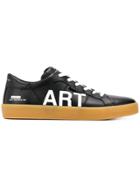 Moa Master Of Arts Art Lace-up Sneakers - Black