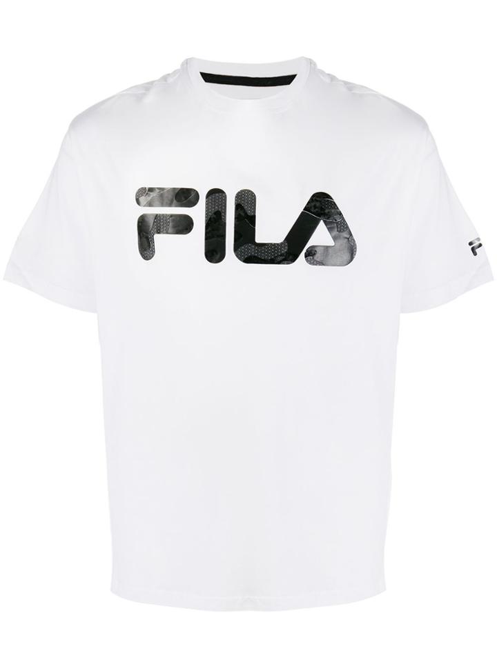 Fila Textured Logo T-shirt - White