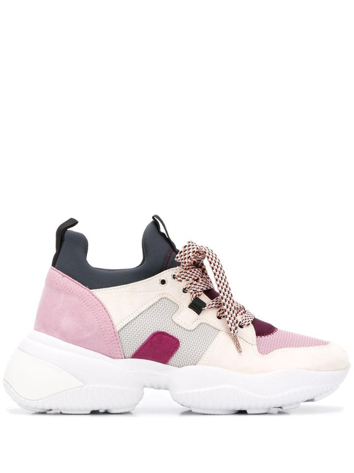 Hogan Interaction High Top Sneakers - Pink