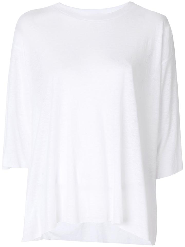 Iro Three Quarter Sleeve T-shirt - White