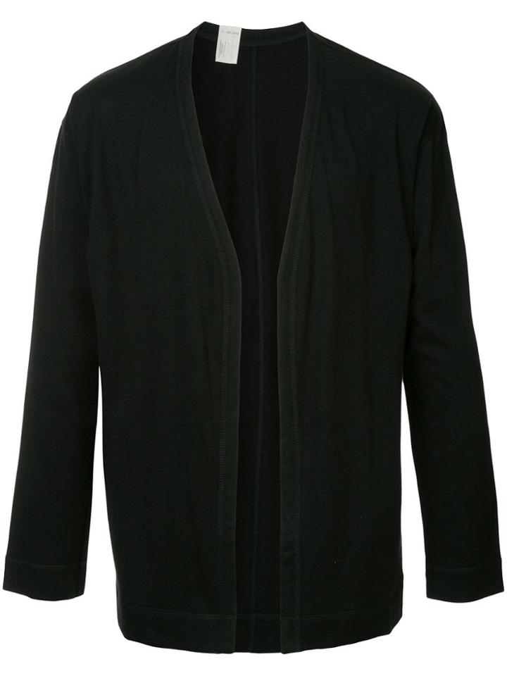 N. Hoolywood Open Lightweight Cardigan - Black
