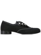 Y's Button Front Pumps - Black