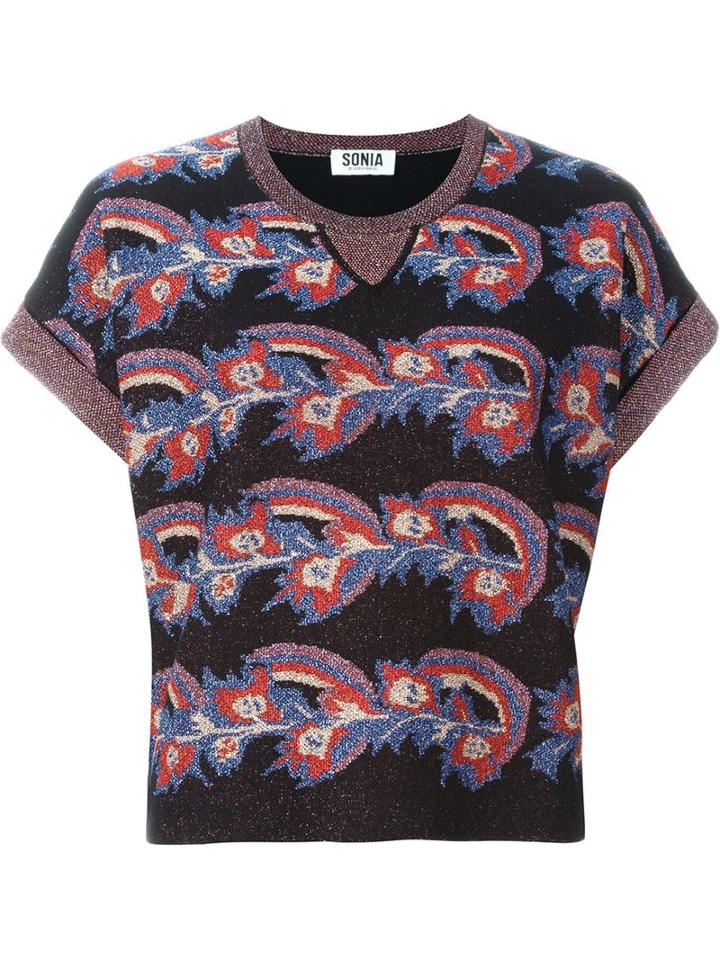 Sonia By Sonia Rykiel Shiny Knit Sweater