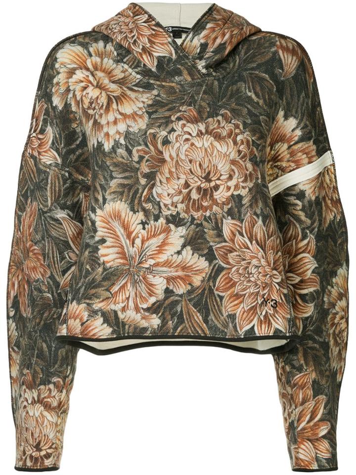 Y-3 Camouflage-print Oversized Hoodie - Multicolour