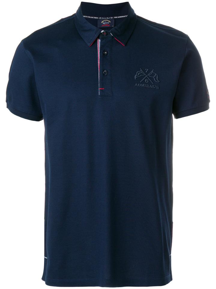 Paul & Shark Short Sleeved Polo Shirt - Blue