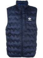 Adidas Originals Serrated Padded Vest, Men's, Size: Medium, Blue, Polyester