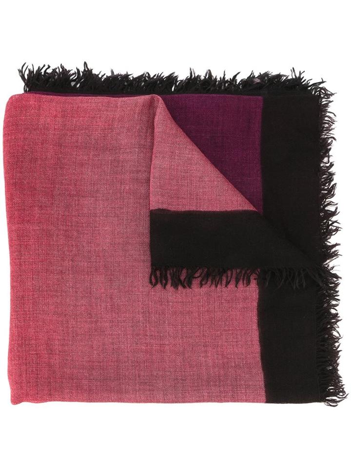 Faliero Sarti Ombre Scarf, Adult Unisex, Pink/purple, Silk/cashmere
