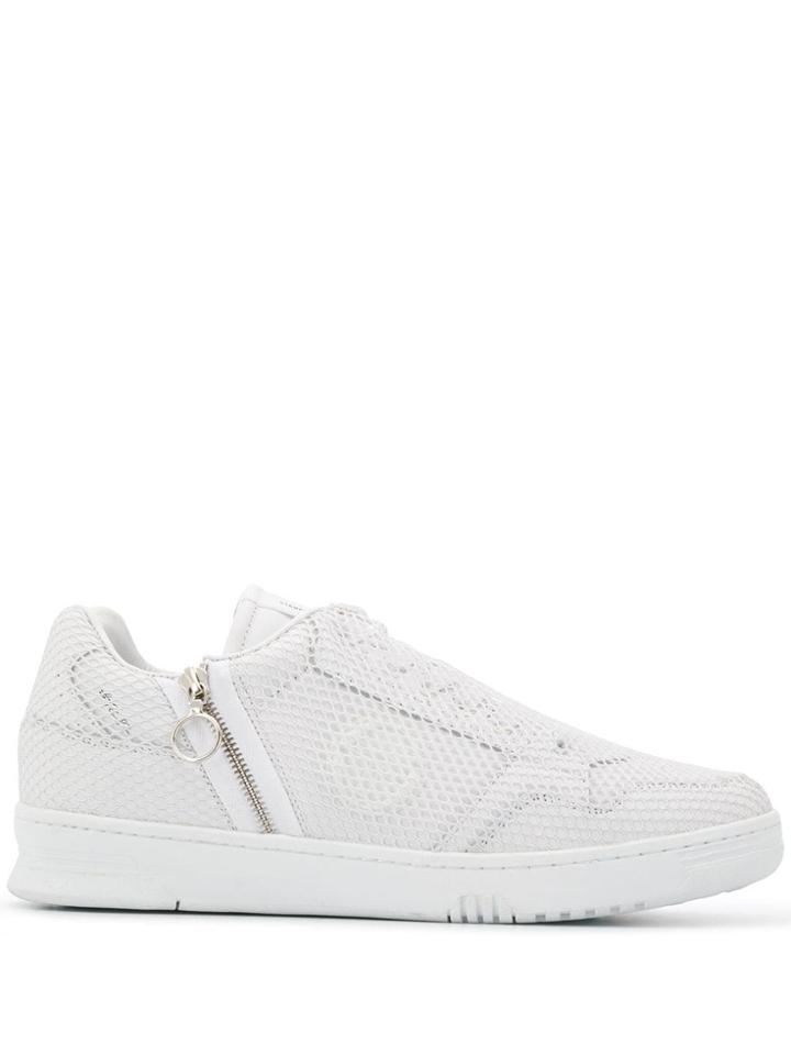 Sergio Tacchini Prime Shot Stampd Mesh Sneakers - White