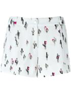 Kenzo 'cartoon Cactus' Shorts, Women's, Size: 38, White, Polyester