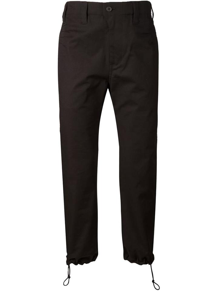 Julien David Drawstring Hem Trousers