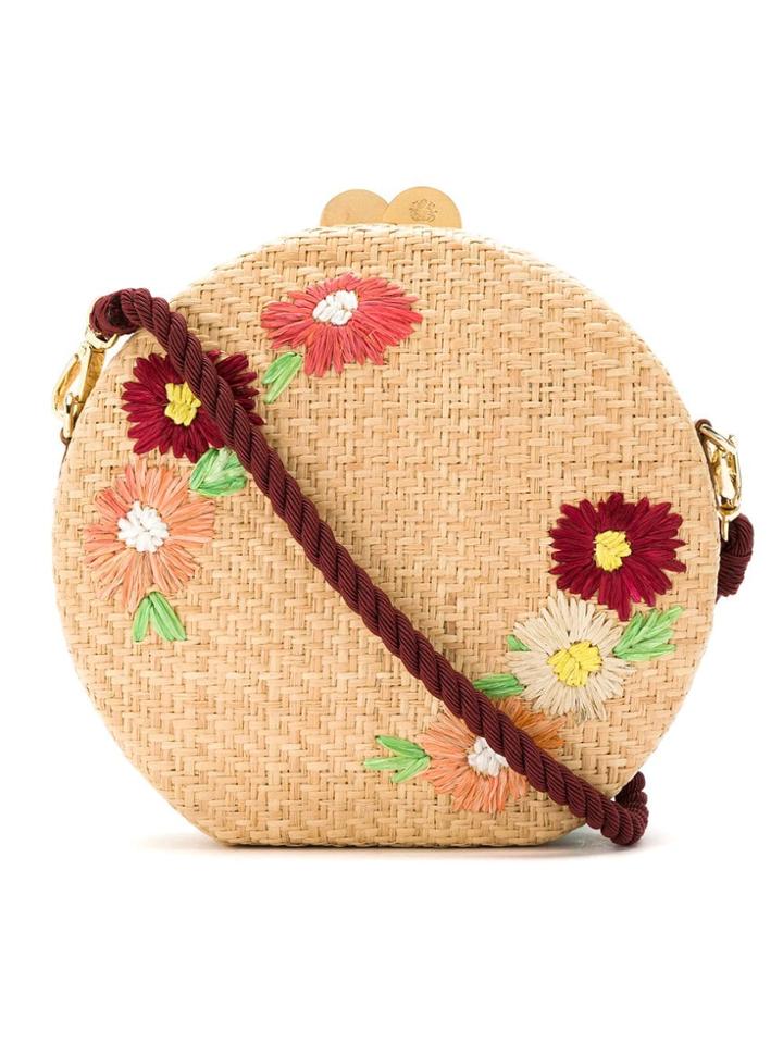 Isla Raffia Clutch - Nude & Neutrals