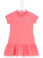 Moncler Kids Polo Dress, Toddler Girl's, Size: 5 Yrs, Pink/purple