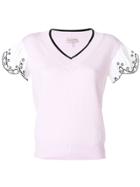 Emilio Pucci V-neck Laser Jumper - Pink