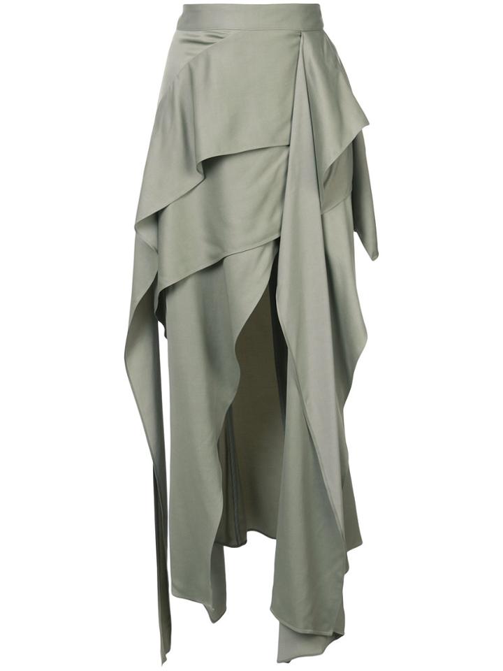 Maticevski Detachment Skirt - Green