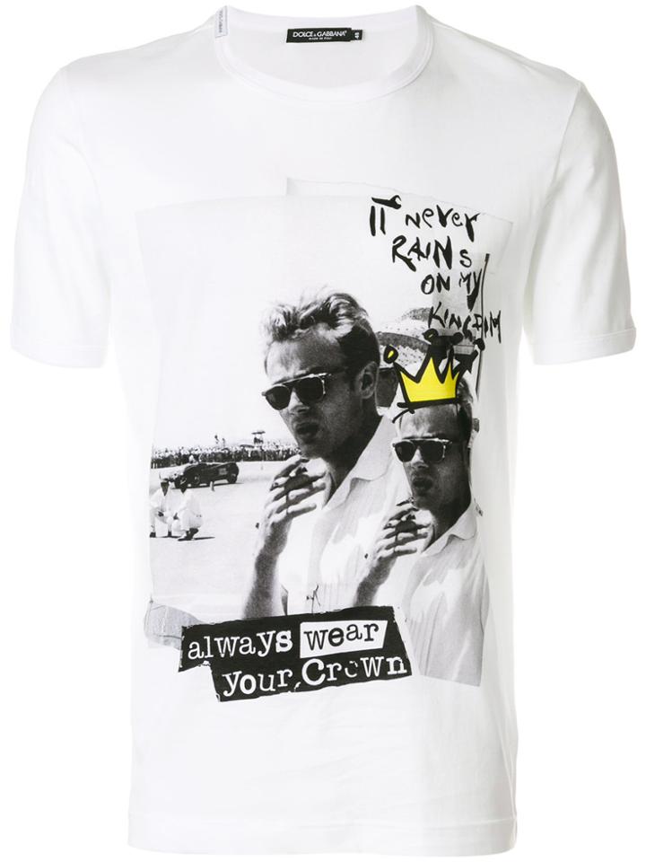 Dolce & Gabbana Printed T-shirt - White
