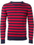 Mp Massimo Piombo Striped Sweatshirt, Men's, Size: 46, Blue, Cotton