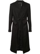 Cedric Jacquemyn Belted Mid-length Coat - Black