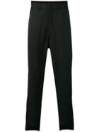 Maison Flaneur High-low Tailored Trousers - Black
