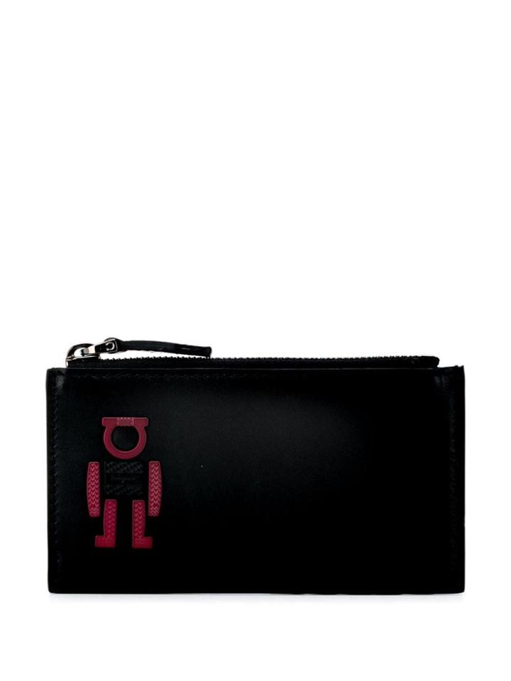Salvatore Ferragamo Gancini Robot Wallet - Red