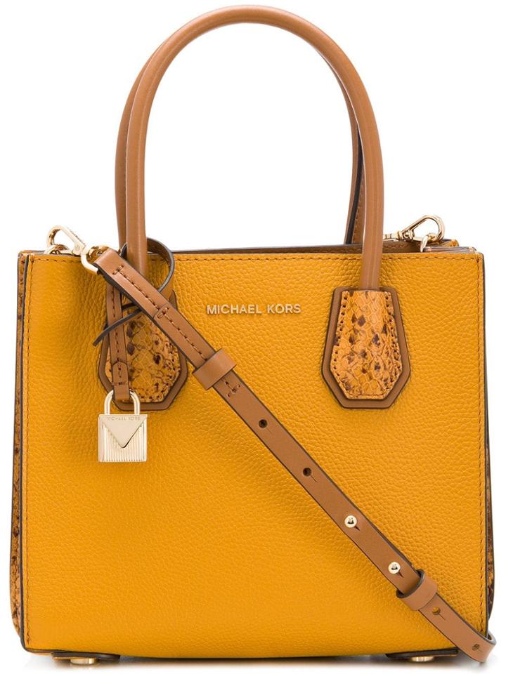 Michael Michael Kors Mercer Medium Tote - Yellow & Orange