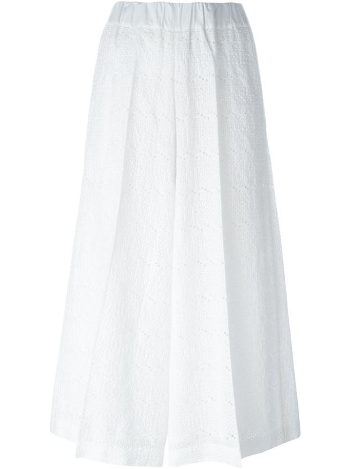 Antonio Marras Sangallo Lace Cropped Trousers