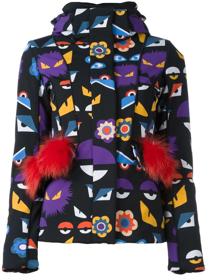 Fendi Fendi Wonders Hooded Jacket - Multicolour